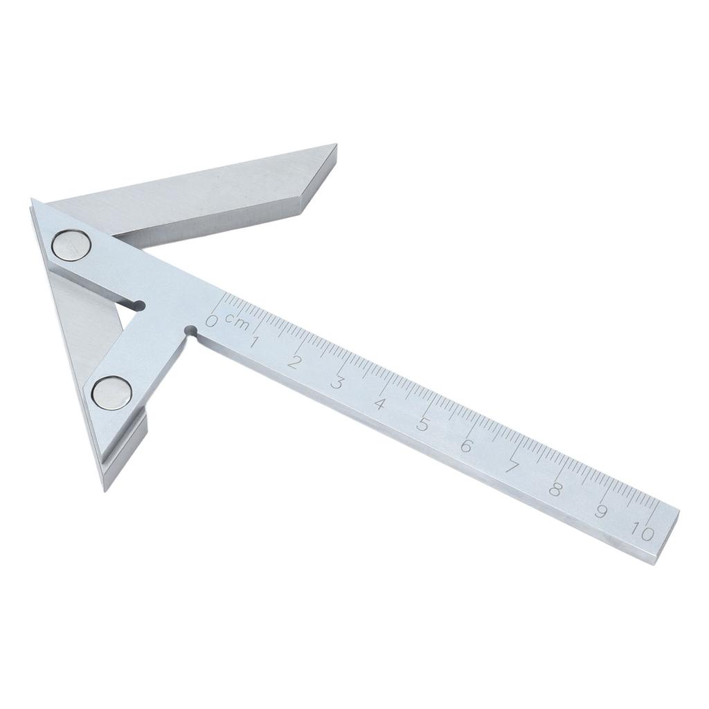 Centru Ecartament 100x70mm Inox Riglă de Linie Instrument de Măsurare Trasare pentru Prelucrarea Lemnului