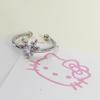 Forest-Inspired Sparkling Diamond Elk Antler Ring – Simple, Fashionable Index Finger Accessory