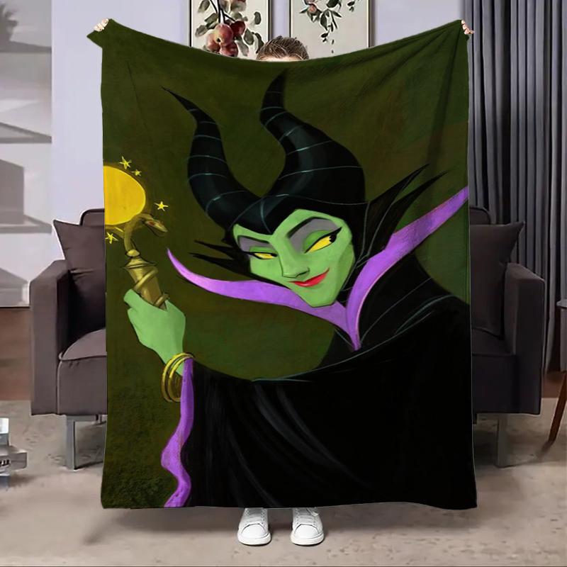Disney Classici Cattivi Estate Inverno Bambini Adulti Coperta in Flanella Morbida Peluche per Bambini per Camera da Letto Viaggio Ufficio Divano Coperta