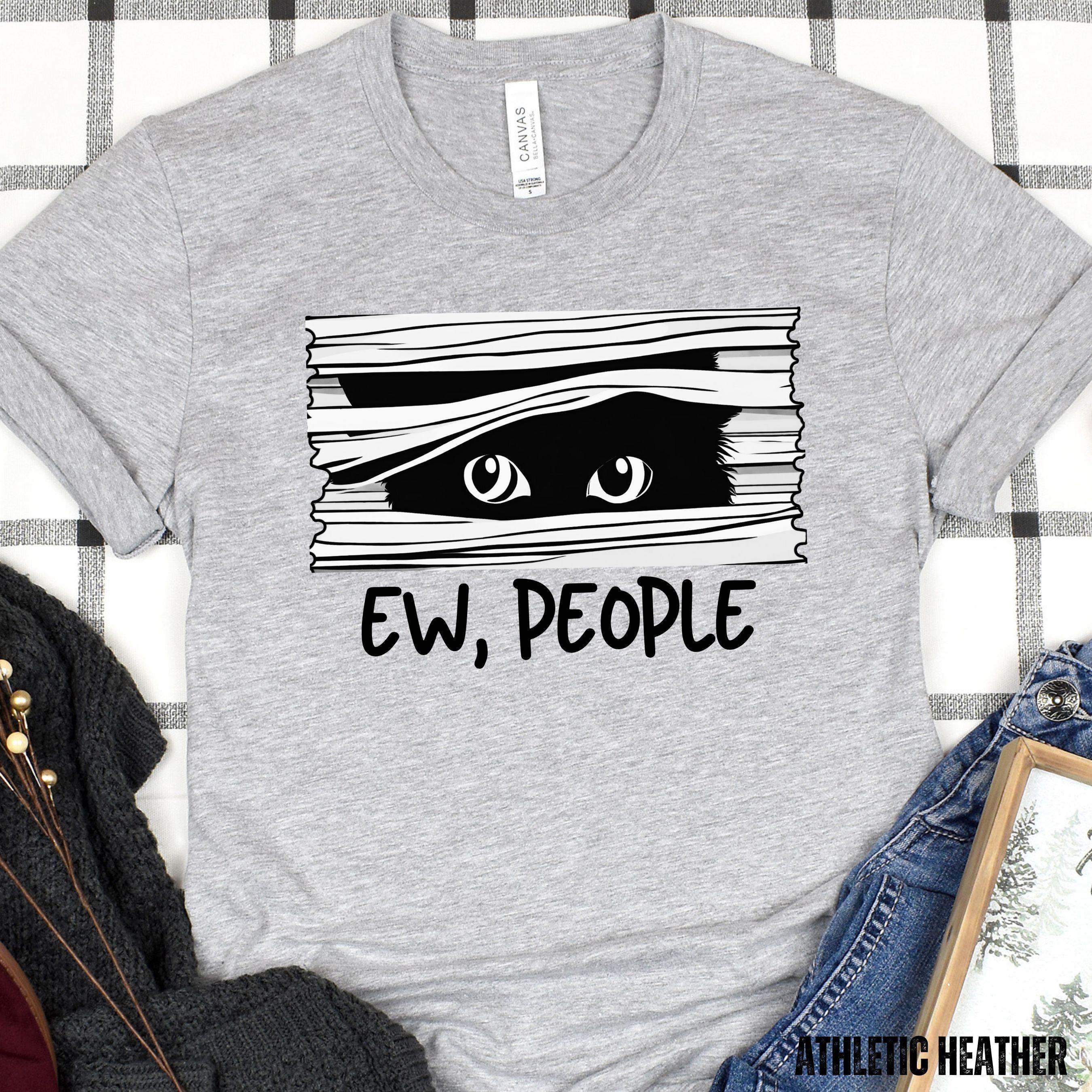 Футболка Ew People Футболка с черным котом мужская Футболка саркастическая Антисоциальная футболка для интроверта, Юмористическая саркастическая футболка для друга Футболка для тренировок S