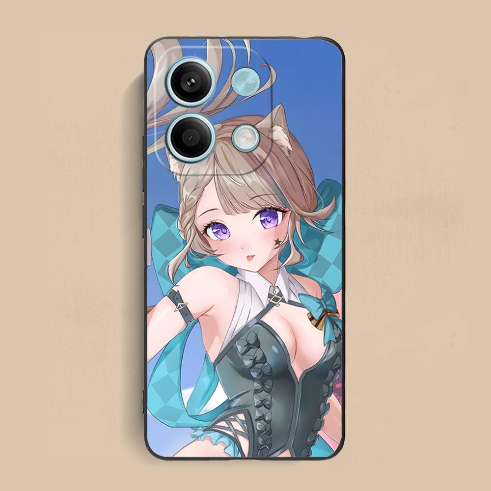 Game GI Lynette Matte TPU Mobile Phone Case for Xiaomi Redmi 15 14 13 12 A5 3 2 1 C Plus 4G 5G Colorful Printing Cover