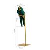 Nordic Creative Resin Simulated Animal Lucky Parrot Bird Crafts Ornaments Gold Modern Home Desktop Decoration Figurines Gift