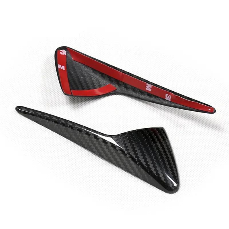 For Tesla Model 3 Y X S Side Camera Protection Cover Carbon Fiber Fender Trim Cover Car Modification Accessories Tesla 2017-2025