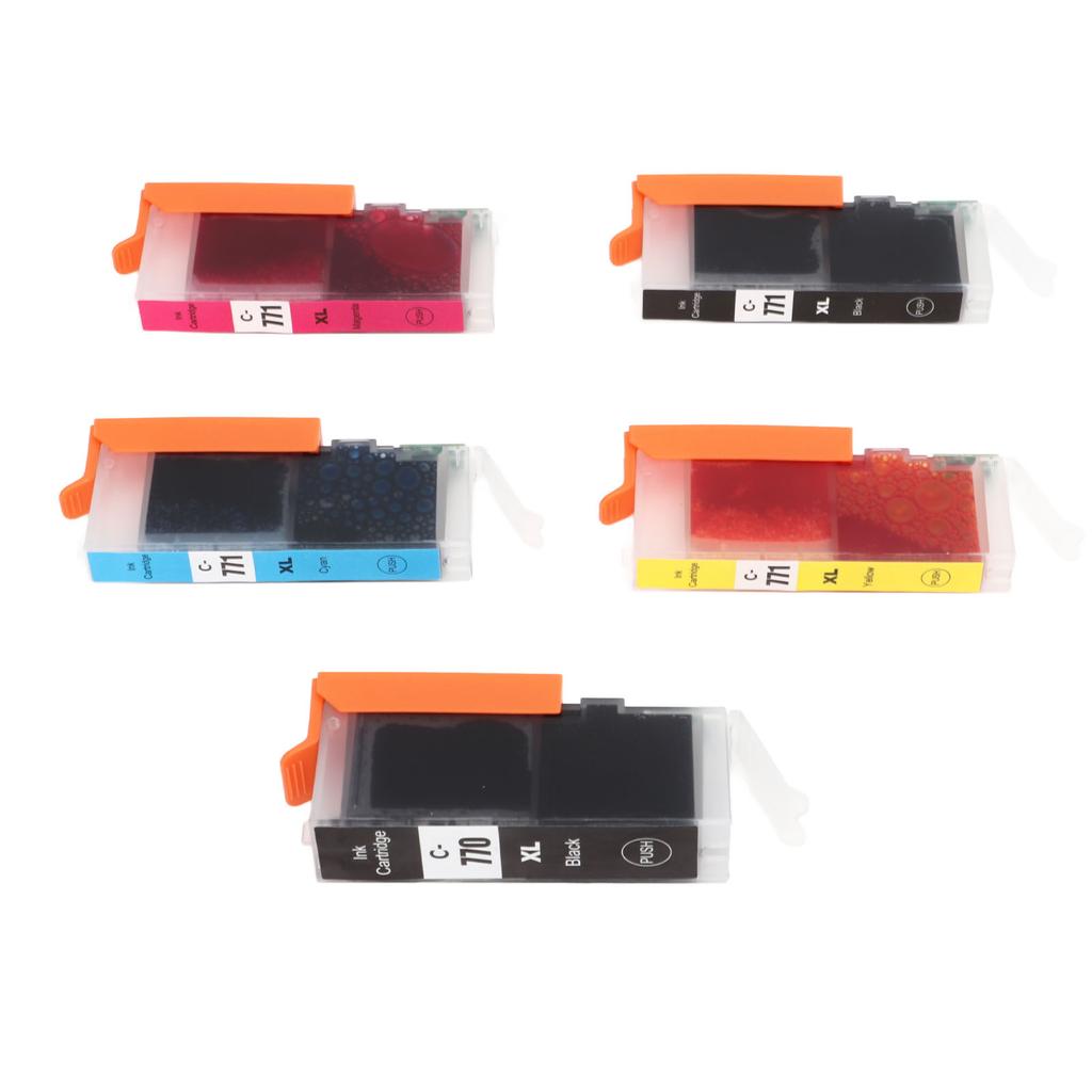 Ink Cartridge Set Black and Color Ink Cartridge Combo for PIXMA MG5770 MG6870 MG7770 TS5070 TS6070
