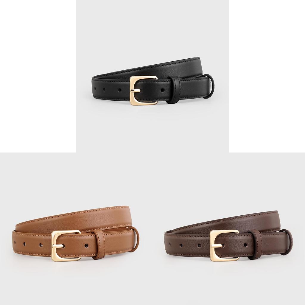 Elegant Genuine Leather Womens Belt For Jeans And Casual Wear With Alloy Buckle