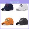 Letter Fashionable Embroidery Splicing Design Neutral Casual Baseball Cap