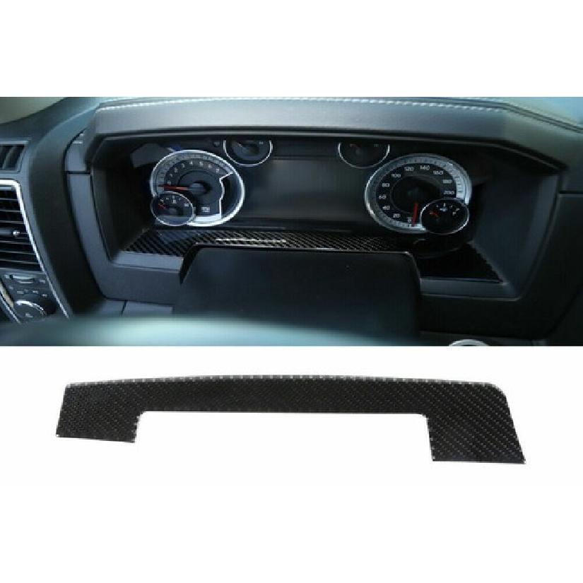 For 2010-2015 Dodge RAM 1500 Dashboard Panel Trim Cover Decoration Soft Carbon