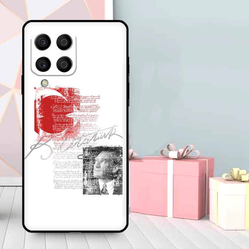 Turkey Mustafa Kemal Ataturk Case For Samsung Galaxy M56 M52 M32 M53 M16 M11 M21 M31 M35 M12 M13 M14 M15 M36 M55 M34 M54