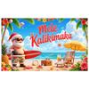 Christmas Beach Background Beach Scene Island Holiday Display Summer Xmas Banner Palm Tree Mele Kalikimaka Background For Summer