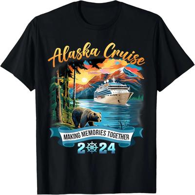 Alaska Cruise 2024 Matching Family Friends And Group T-Shirt