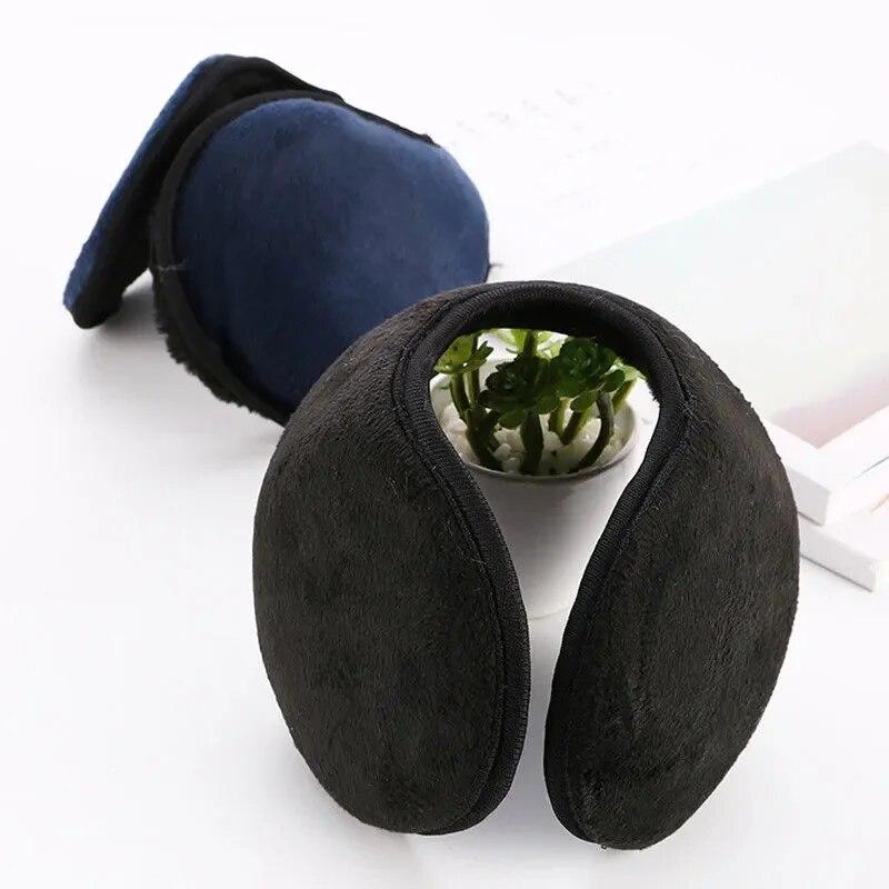 Men Women Windproof Earmuffs Ear Warm Protector Thicken Fluffy Plush Winter Warm Fleece Earmuff Outdoor Cycling Soft Ear Muffs