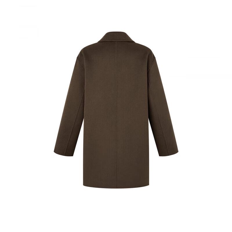 HAZZYS Women's Winter Wool & Cashmere Blend Loose Mid-Length Coat