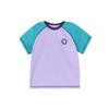 Deesha Girls' 2026 Summer Contrast Raglan Short Sleeve T-shirt