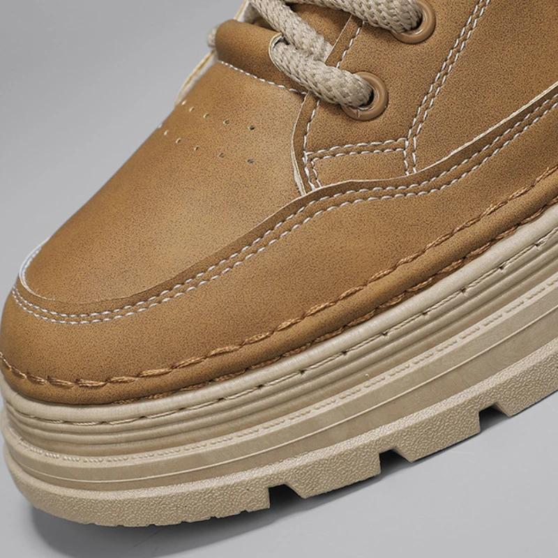 Mode Luxus Herren Casual Sneaker Mode Plateau Laufschuhe für Herren Outdoor Rutschfest Arbeitsschuhe Markendesigner Tenis Herrenschuhe