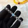 Wristband Crystal Beads Bracelet Hand Jewelry Vintage Beaded Bracelet Clear Crystal Bracelet  Gift