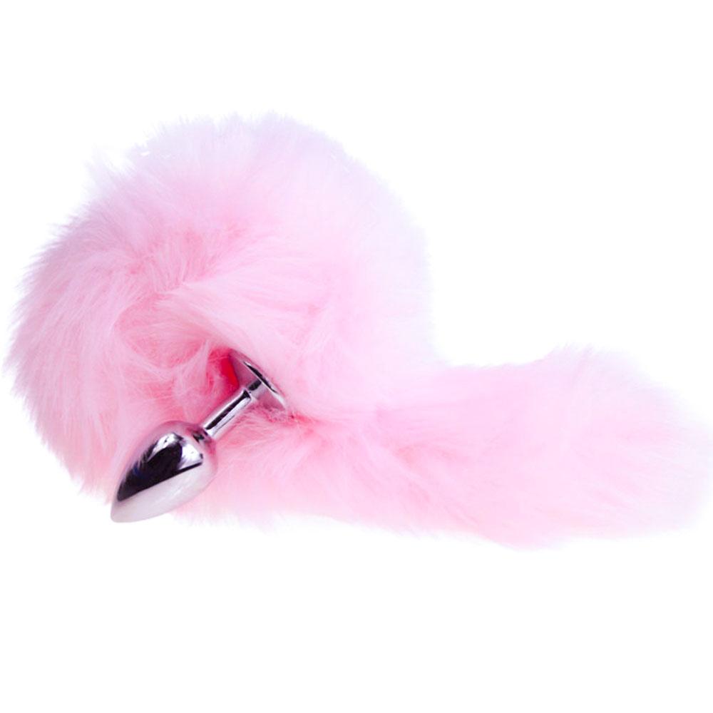 Pink Fox Butt Plug Tail Anal Teaser Comfort Furry Beginner Sex Toy Indeed Explore Ass Dog Play Women stimulate Furry Cosplay
