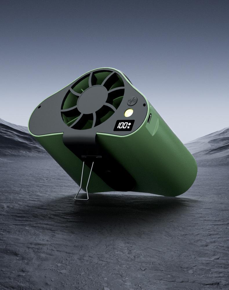 Portable Neck and Waist Cooling Fan - Wearable Air Conditioner for High-Temperature Environments