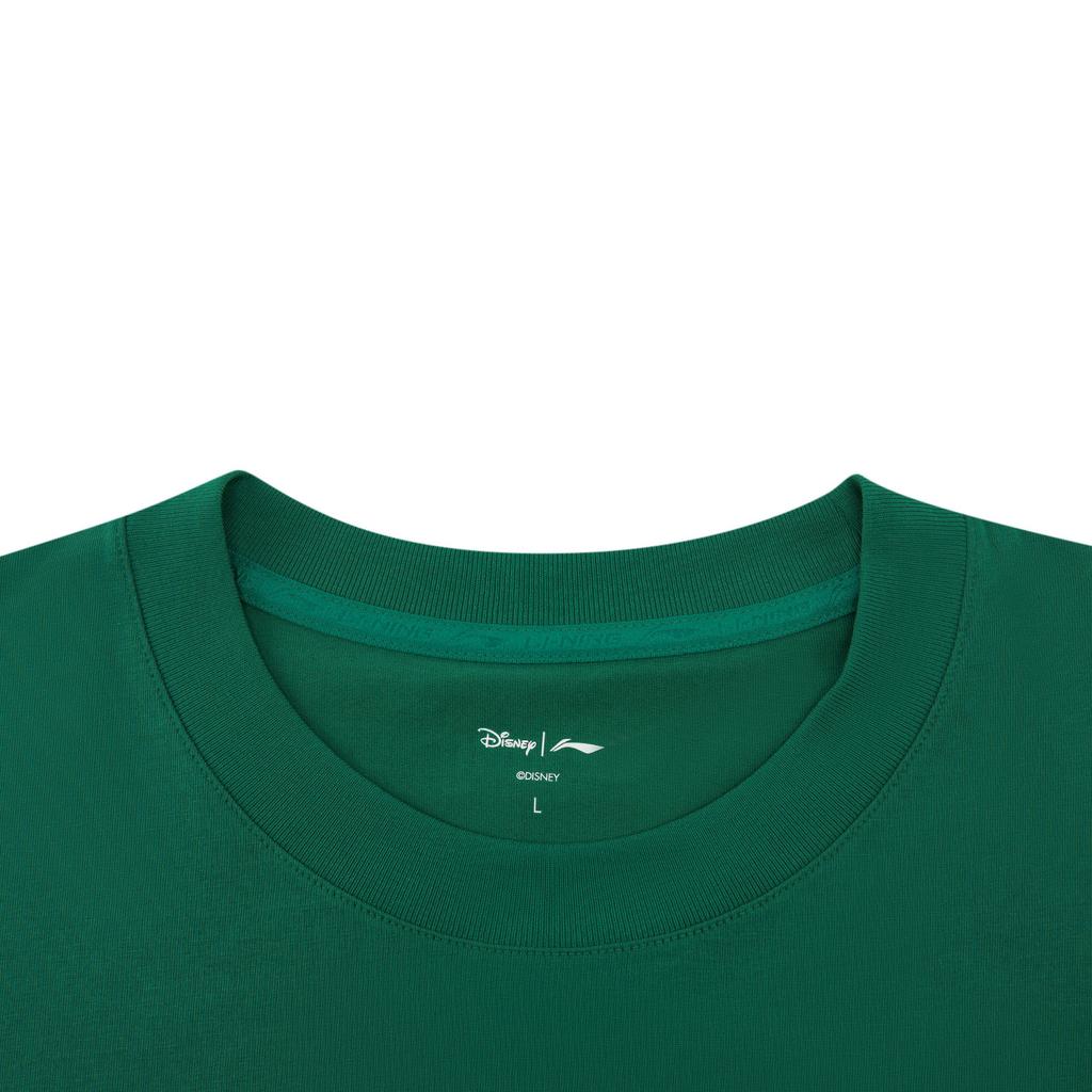 Li Ning Disney Ice Feel Round Neck Logo Letter Pattern T-Shirt Men T-Shirts AHSW305-1