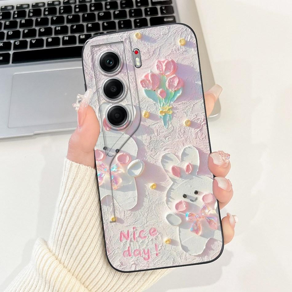 For Tecno Camon 40 Pro 4G Camon40 CM5 CM6 Elegant Butterfly Floral Phone Case For Camon 40 40Pro 4G Soft Silicone Cases Bumpers