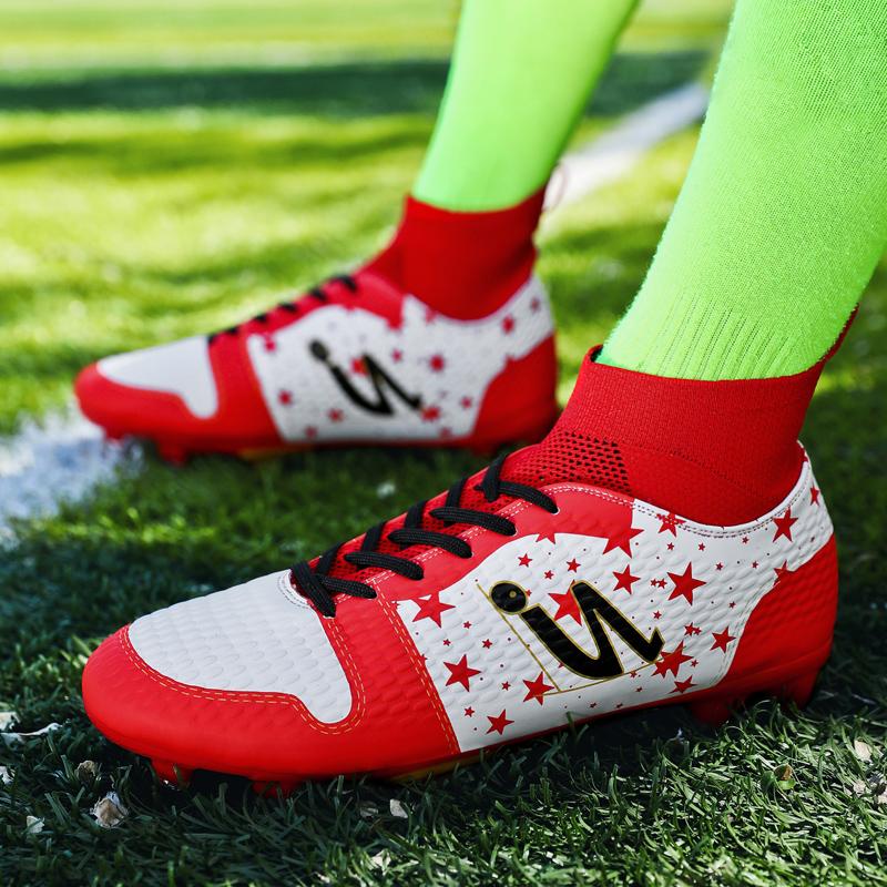 31-48 Large High-quality Shock Absorption Anti-skid and Wear-resistant High Gang Spike Sports Football Shoes