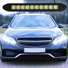 2Pcs Car COB Daytime Running Lights Universal Auto White Lamps Waterproof Fog Lamp Flexible DLR Auxiliary Headlight Accessories
