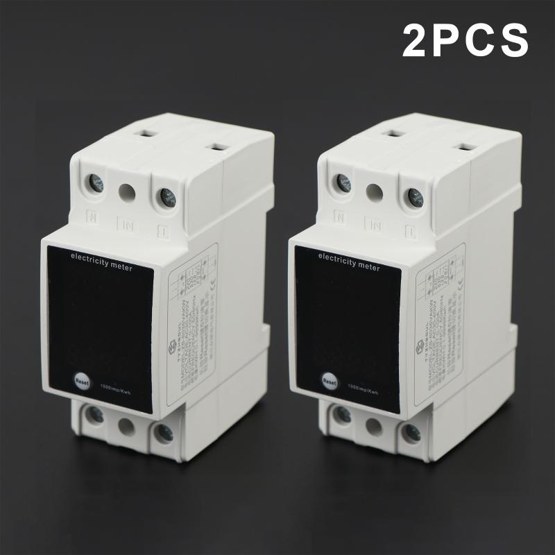 ZS-6035VAKW Digital Energy Meter Din Rail Electricity Usage Monitor AC30-400V Voltmeter Ammeter Watt Kwh Frequency Power Meter