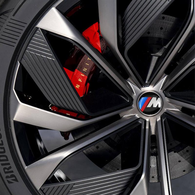 4PCS 60mm M LOGO Emblem Car Rim Cover Decal Tire Wheel Center Hub Cap Cover Auto Accessories for BMW X1 X3 X4 X5 E46 E90 F20 E60 E39 F10 M2 M3 M5