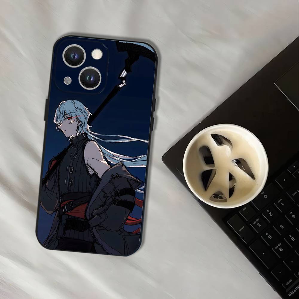 Game D-Date With Death M-Mangas Black Soft Cover Phone Case For iPhone 17,16,15,14,13,12,11,Pro,XS,Max,XR,Plus,E,SE4,Mini