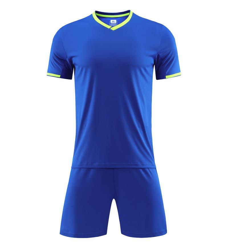 Drop-shipping Customized Football Uniform Set for Adults & Children - Printed Jerseys with Competition Numbers