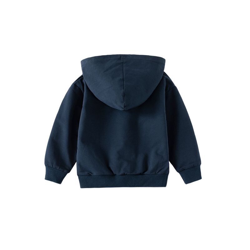 Children's Long-Sleeved Hooded Sweatshirt, Spring and Autumn Kidsren's Clothing, Boys' Crocodile Pullover Top, Baby Boy's Thin Clothing