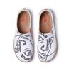 UIN Art Slip-ons og Canvas Loafers med Graffitidesign fra den multinasjonale brede innendørs abstrakte størrelsen Dame Herre Kolleksjon, Passform, Sko, DALI,