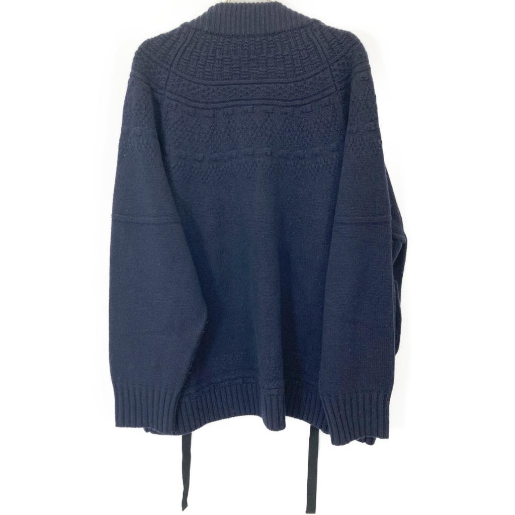 CINOH Navy 21WKN303 Cashmere Blend Cardigan tops 46 NavyUsed