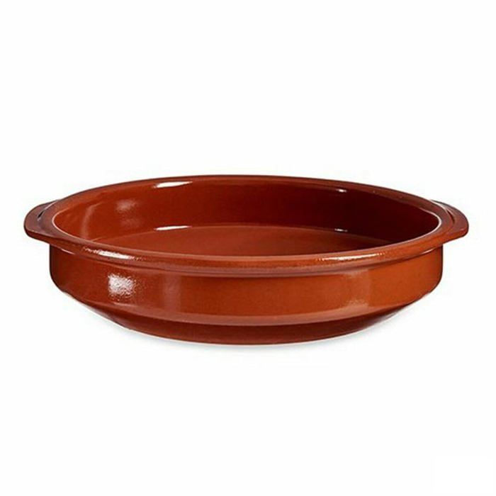 Terracotta Casserole - La Dehesa - 0136 Honey - 38x7x36 Cm - Set of 6 - 18 Kg
