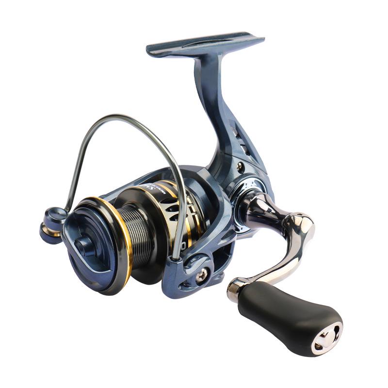 

Dequ 25 Новая универсальная водонепроницаемая спиннинговая катушка SM с металлической рукояткой с ЧПУ и безазорным колесом для приманки Model 2000