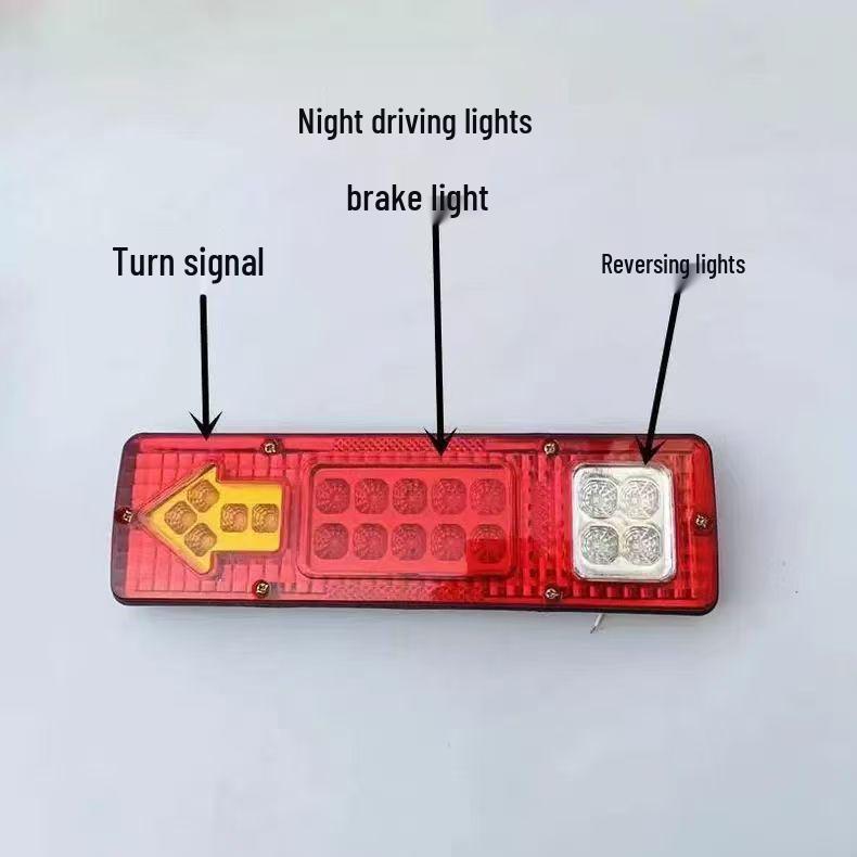 

131 светодиодный задний фонарь 12В/24В для легковых автомобилей, грузовиков, трехколесных велосипедов и сельскохозяйственной техники