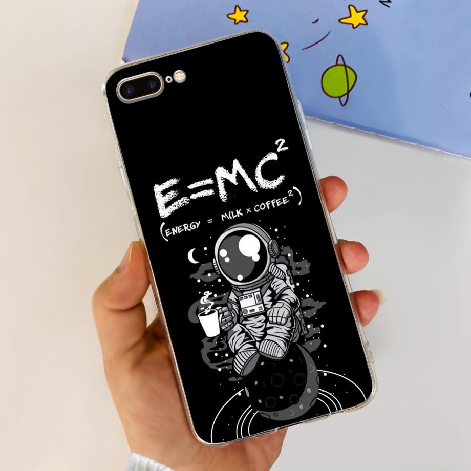 Per iPhone 7 8 7Plus 8 Plus Custodia per Telefono iPhone SE 2020 Cover Posteriore Morbido TPU Silicone Trasparente Paraurti Fiore Farfalla Coque Borsa