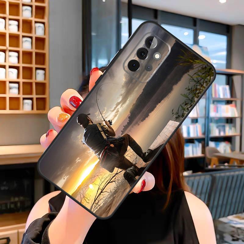Fish Fishing Fisherman Case For Samsung Galaxy A33 A06 A05 A16 A26 A36 A56 A32 A52 A15 A53 A13 A34 A54 A14 A35 A55