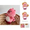 Cute Beaver Plush Toy Keychain Pendant With Soft Short Plush Wholesale Hanging Decoration For Bags