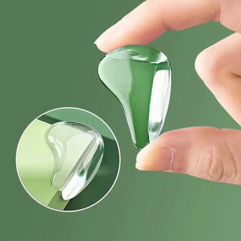 10Pcs L Shape Clear Anti Collision Coffee Table Furniture Corner Protectors Childrens Soft Corner Sheathing Living Room Decor