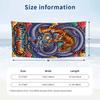 Dragon Phoenix Theme Beach Towel Personalized Custom Name & Text Soft Quick Dry Beach Towel for Swimming Travel
