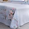 Mercury Home Textiles Spring Lily Satin 4-Piece Bedding Set