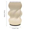 3D Printing LED Desk Lamp Minimalist USB Powered Vase Table Lamp Adjustable Color Temperature Multi-Color Night Light