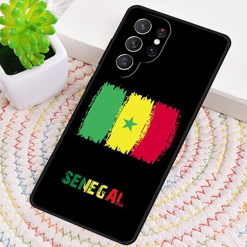 Senegal Flagge TPU Handyhülle Für Samsung Galaxy note 10 pro S26 S25 S24 S23 S22 Ultra Plus S21 FE S20 Stoßfeste Hülle