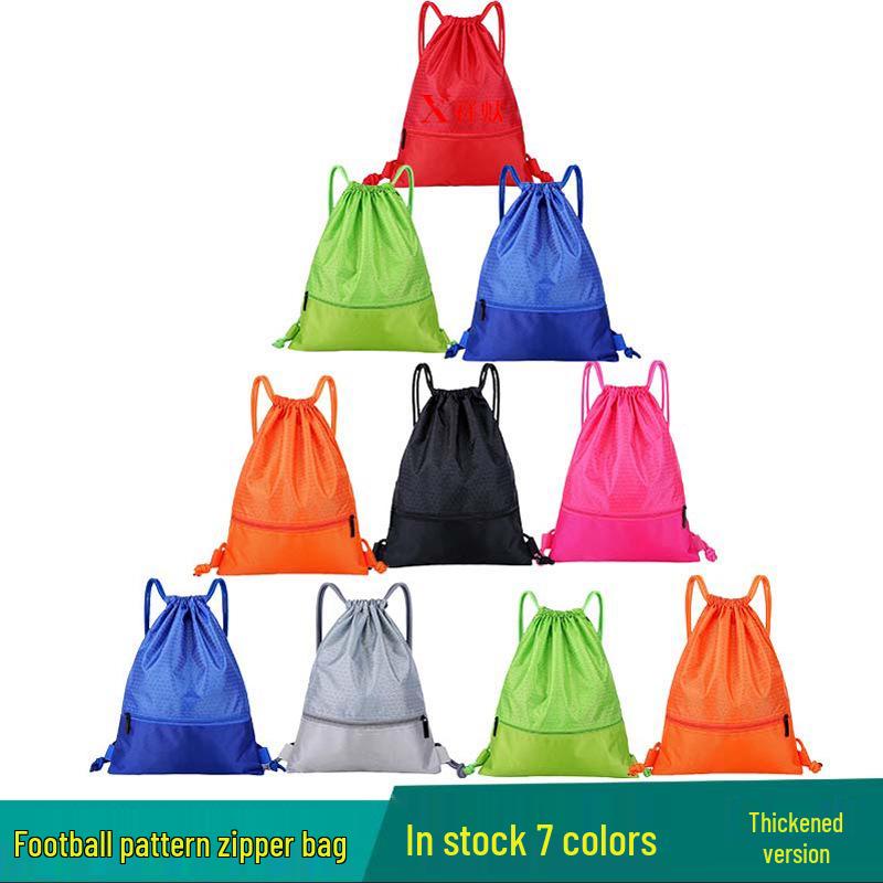 Custom Double Shoulder Polyester Drawstring Backpack for Events or Marathon