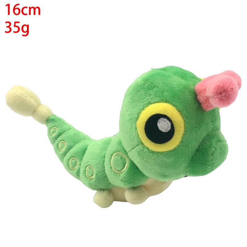 Small elf, green caterpillar, Dreamy Ba, big butterfly, Electric Shock beast, dragon, plush toy doll