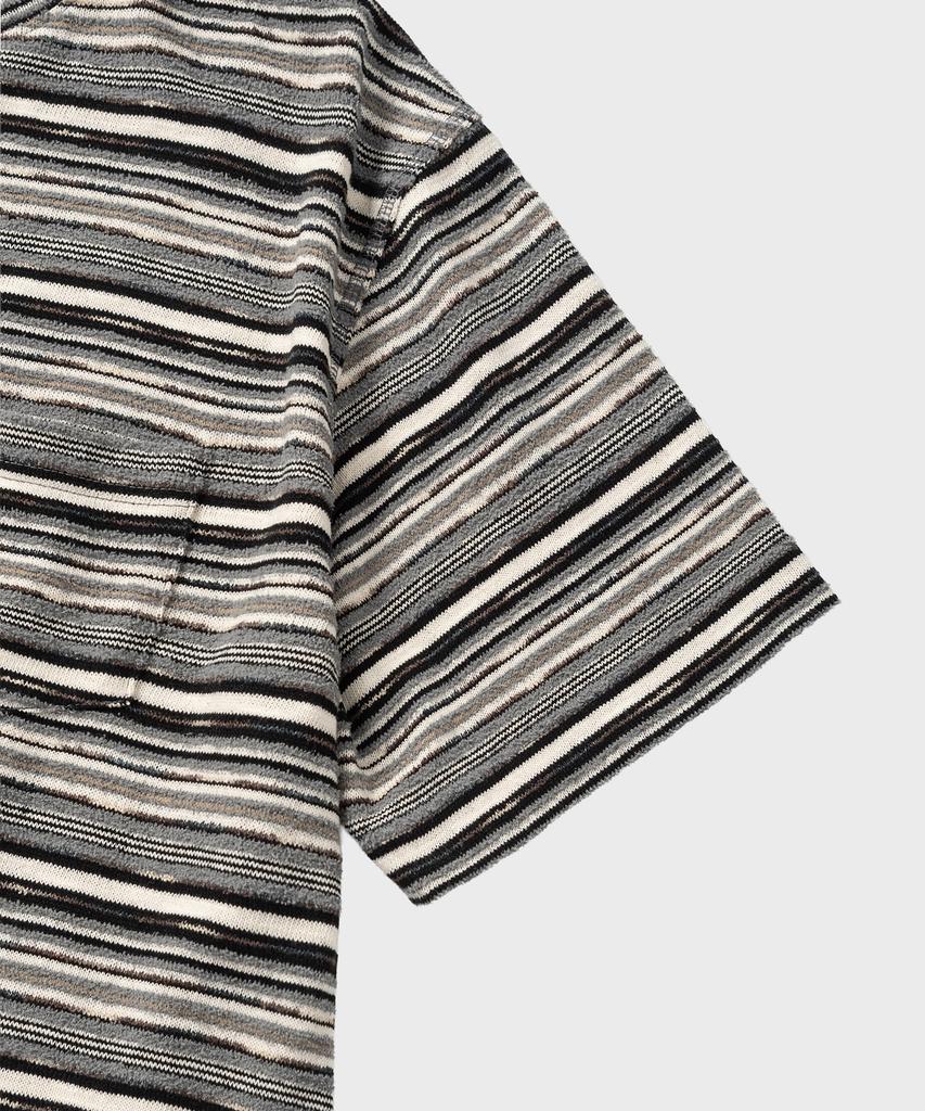 NONBLANK Knitted Stripe Hs T-Shirt