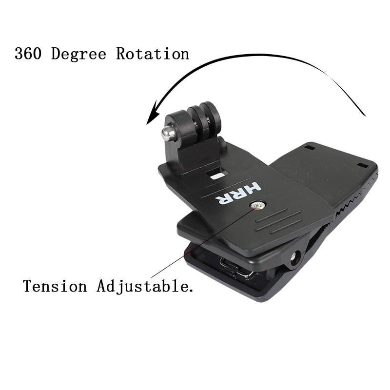 360 Degree Rotary Backpack Clip Shoulder Strap Clamp Mount Camera Accessories