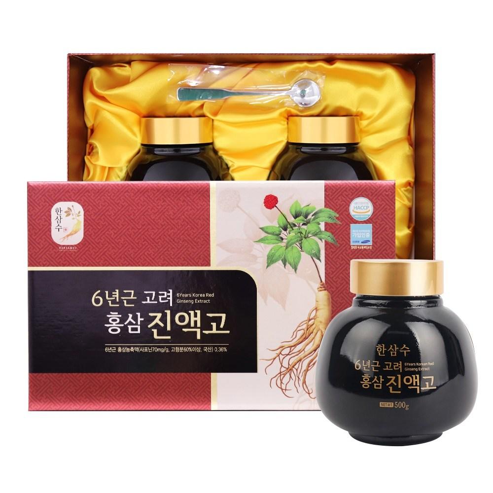 6-Year-Old Korean Red Ginseng Extract 500g x 2 pcs, 6 Sets