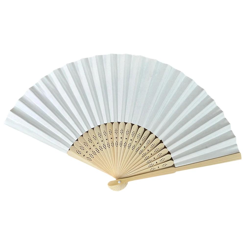 

Ручной веер Карманный складной веер Однотонный бамбуковый бумажный веер Свадебный декоративный веер Подарок для гостей на свадьбу, день рождения, летнюю вечеринку