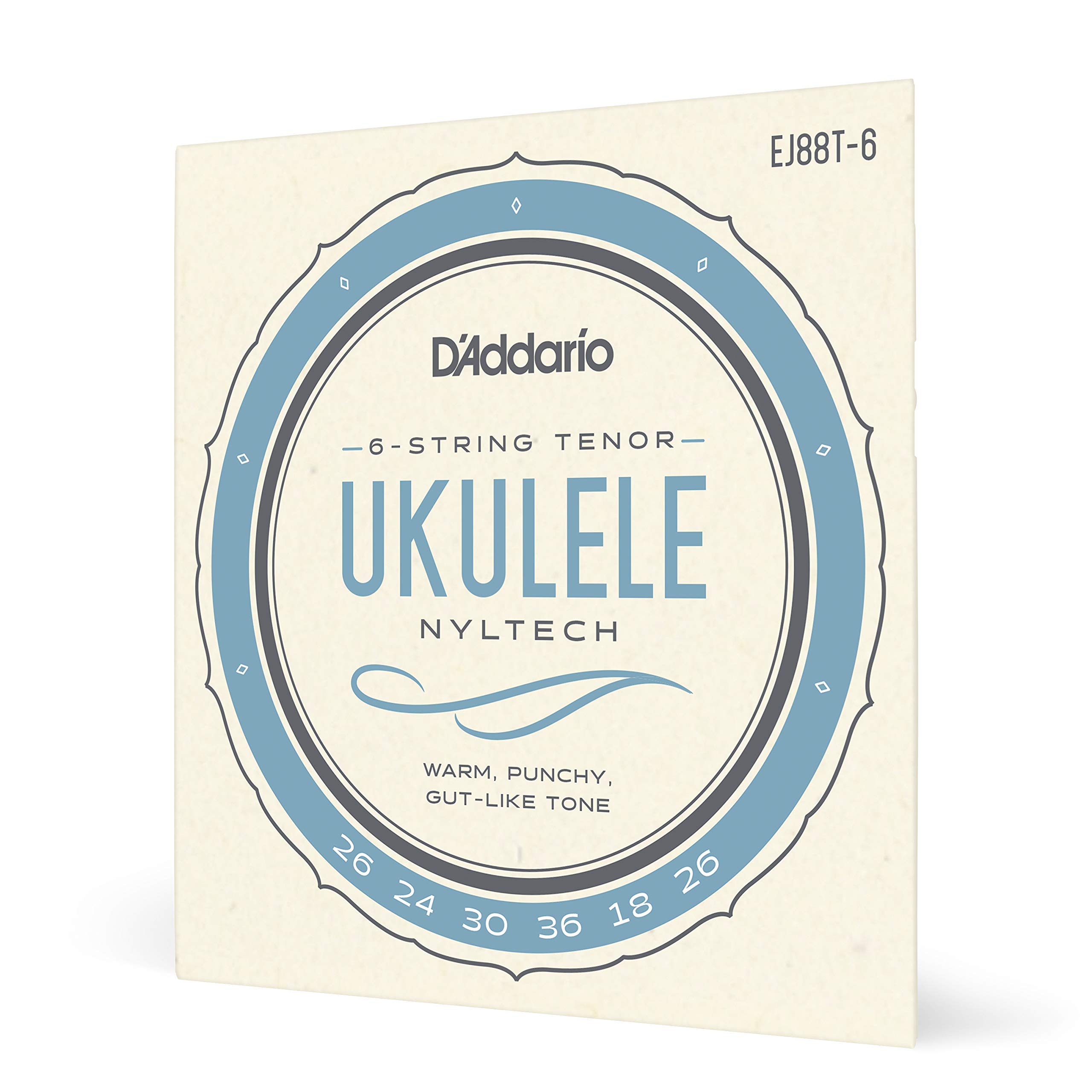 

D Addario Nyltech 6-String Tenor Ukulele Strings EJ88T-6